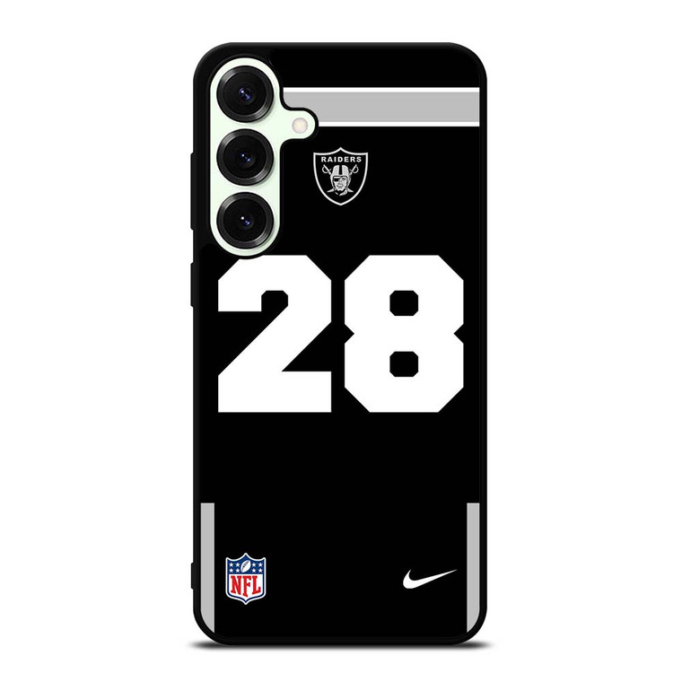 LAS VEGAS RAIDERS JOSH JACOBS 28 NFL NIKE Samsung Galaxy S25 Plus Case Cover
