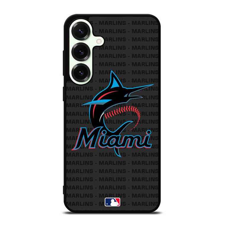 MIAMI MARLINS BASEBALL BLACK Samsung Galaxy S25 Plus Case Cover