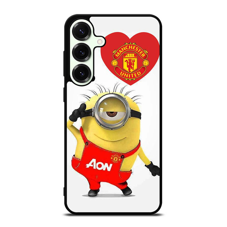 MINIONS LOVE MANCHESTER UNITED Samsung Galaxy S25 Plus Case Cover