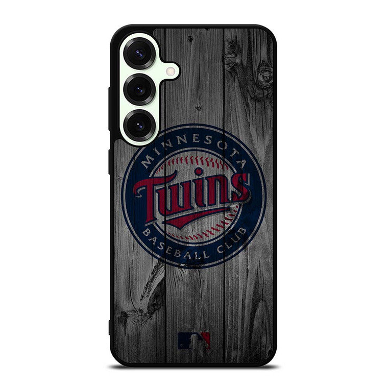 MINNESOTA TWINS BASEBALL MLB WOOD LOGO Samsung Galaxy S25 Plus Case Cover