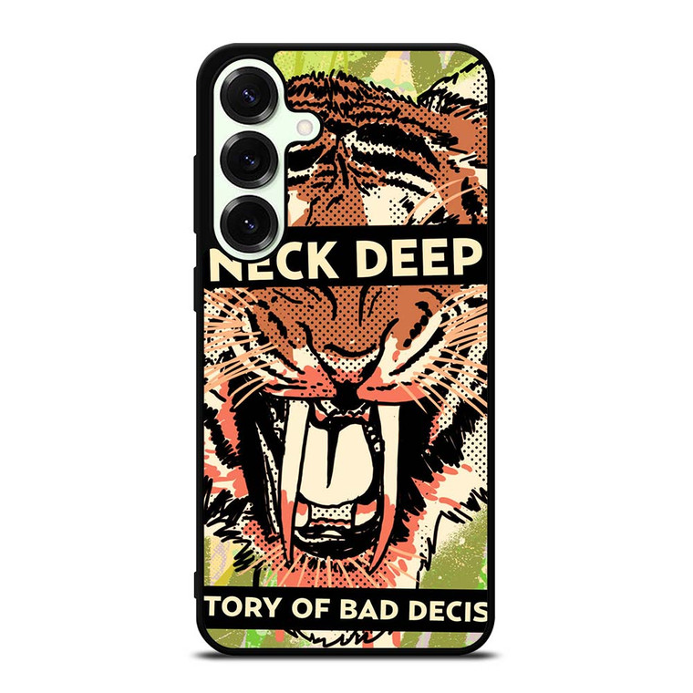 NECK DEEP A HISTORY OF A BAD DECISIONS Samsung Galaxy S25 Plus Case Cover