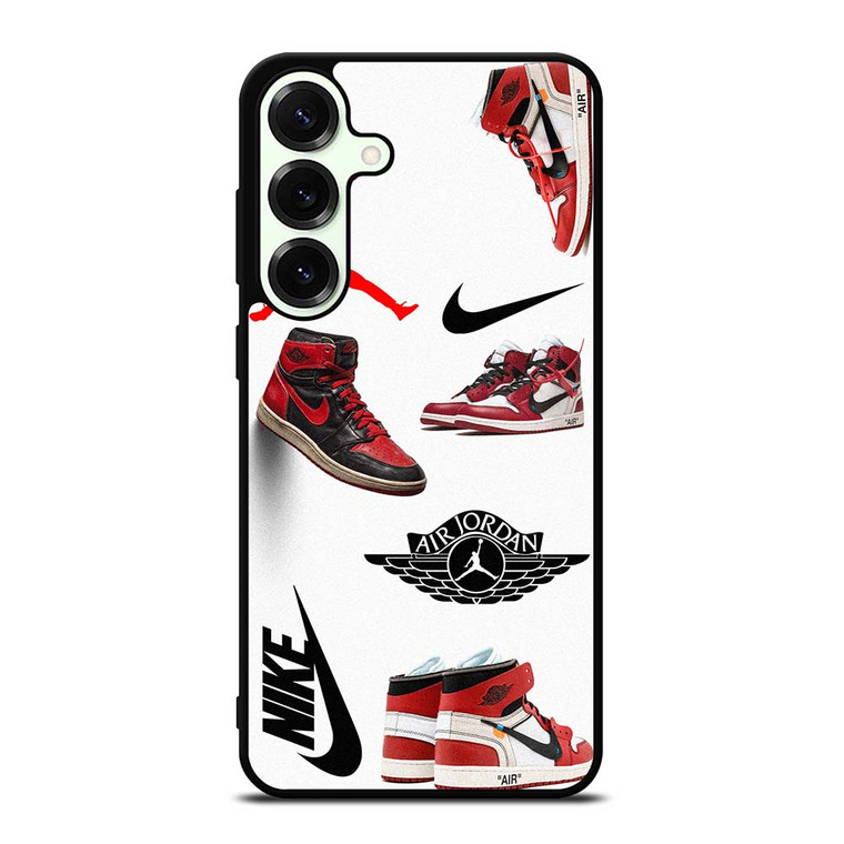 NIKE AIR JORDAN SHOES COLLAGE Samsung Galaxy S25 Plus Case Cover
