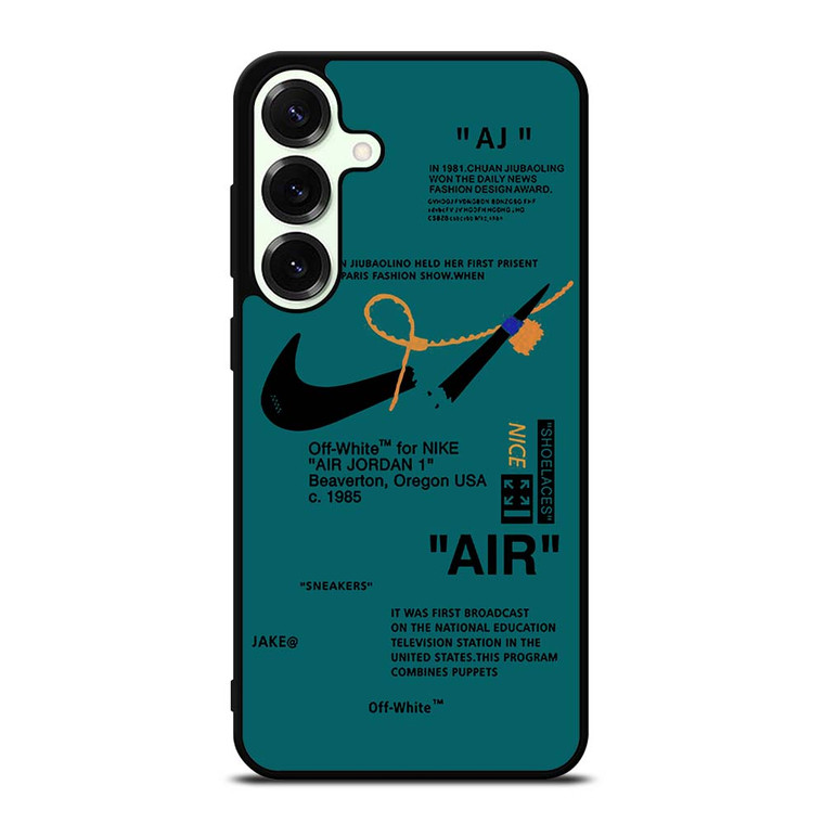 NIKE AIR OFF WHITE TOSCA Samsung Galaxy S25 Plus Case Cover