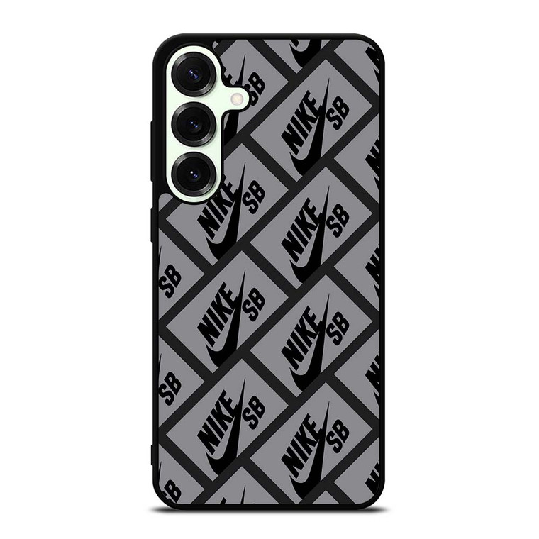 NIKE SB SKATEBOARD BOX PATTERN GREY Samsung Galaxy S25 Plus Case Cover