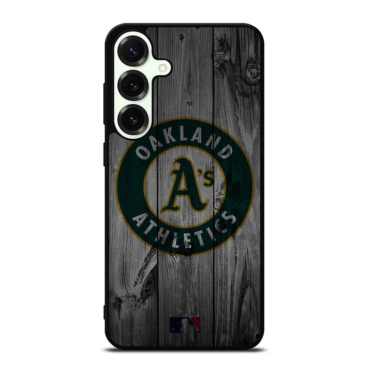 OAKLAND ATHLETICS BASEBALL MLB WOOD LOGO Samsung Galaxy S25 Plus Case Cover