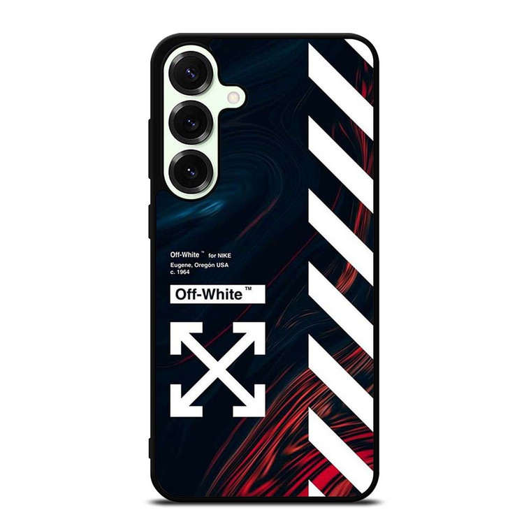 OFF WHITE LOGO MARBLE NIKE Samsung Galaxy S25 Plus Case Cover