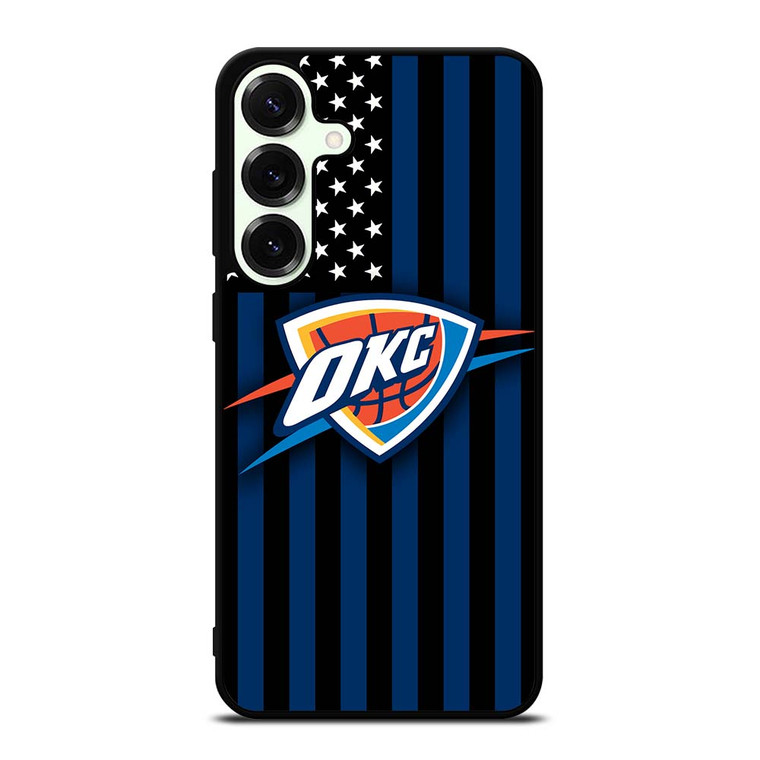 OKLAHOMA CITY THUNDERS NBA USA FLAG Samsung Galaxy S25 Plus Case Cover