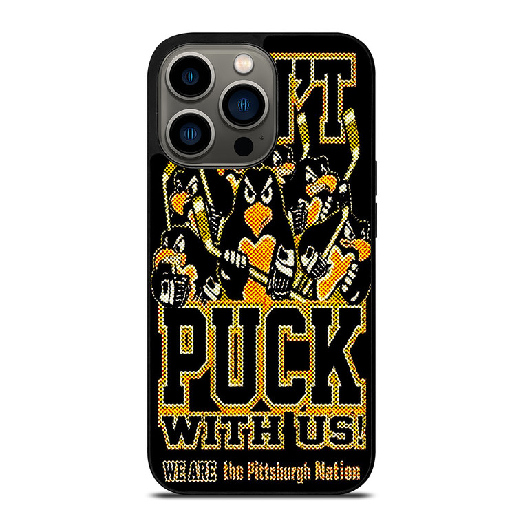 PITTSBURGH PENGUINS NHL HOCKEY FANS 2 iPhone 13 Pro Case Cover