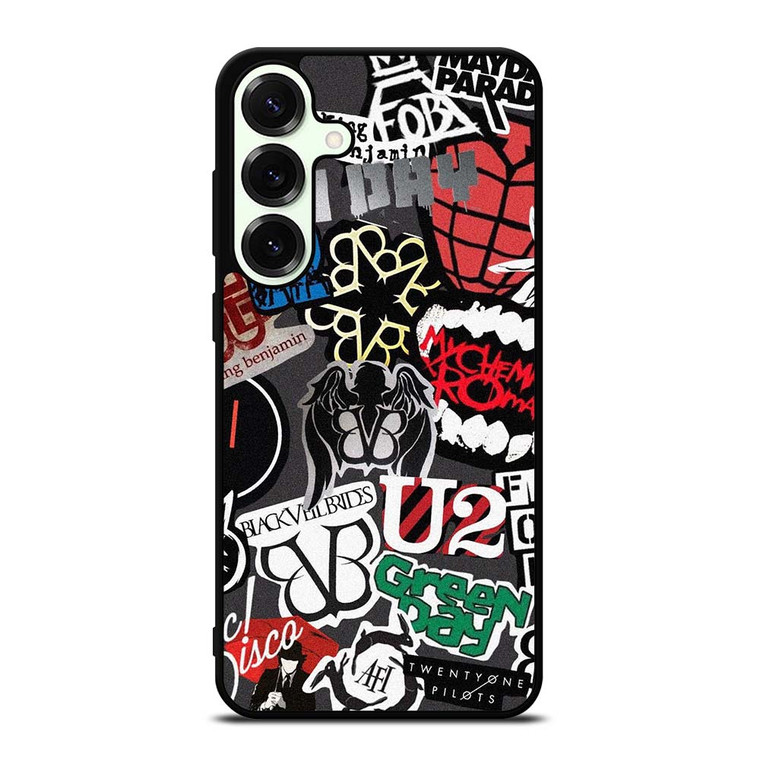 PUNK ROCK BAND COLLAGE Samsung Galaxy S25 Plus Case Cover