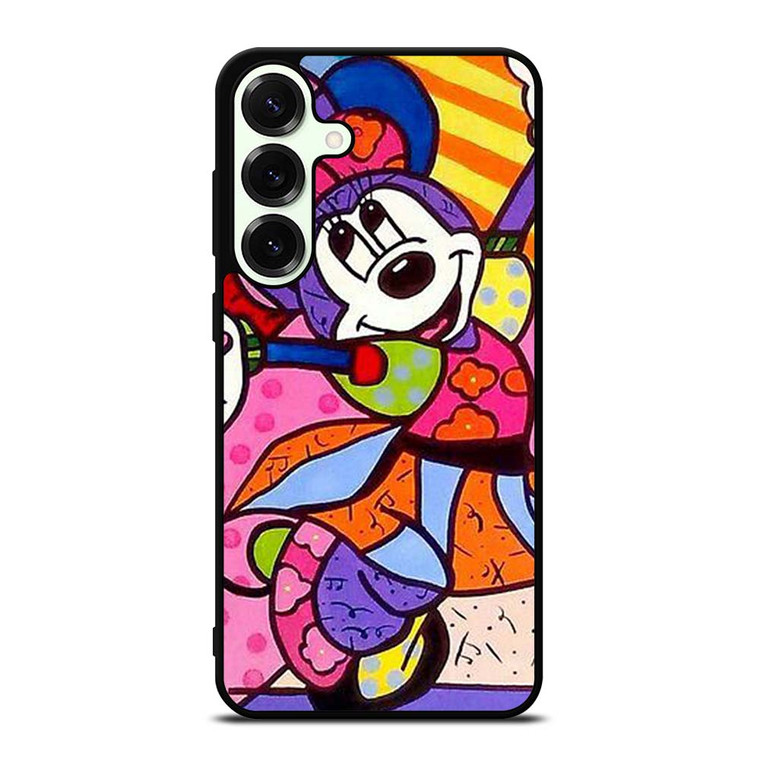 ROMERO BRITTO MINNIE MOUSE ART Samsung Galaxy S25 Plus Case Cover