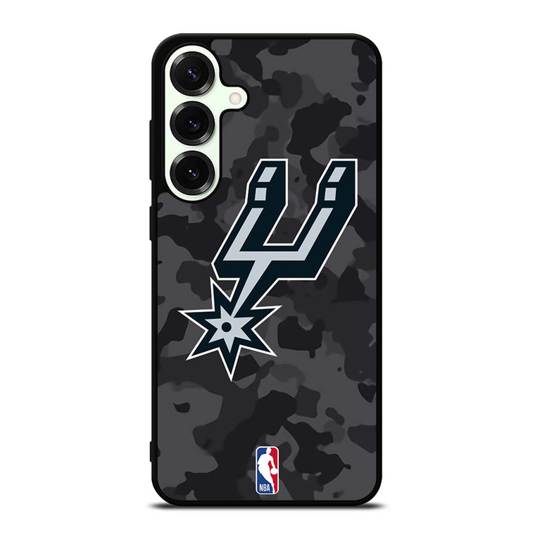 SAN ANTONIO SPURS BLACK CAMO Samsung Galaxy S25 Plus Case Cover