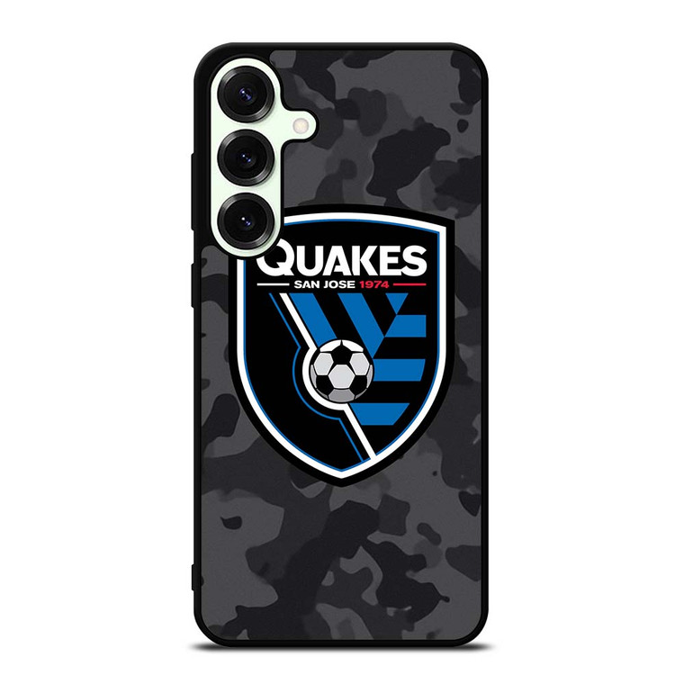 SAN JOSE EARTHQUAKES MLS BLACK CAMO Samsung Galaxy S25 Plus Case Cover