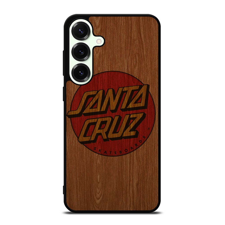 SANTA CRUZ SKATEBOARD WOODEN LOGO Samsung Galaxy S25 Plus Case Cover