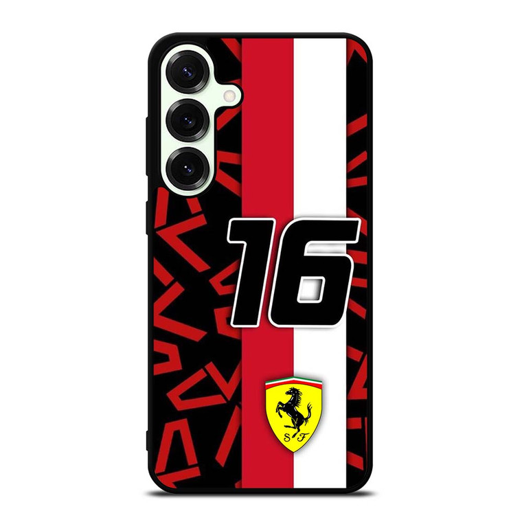 SCUDERIA FERRARI CHARLES LECLERC F1 FORMULA ONE Samsung Galaxy S25 Plus Case Cover