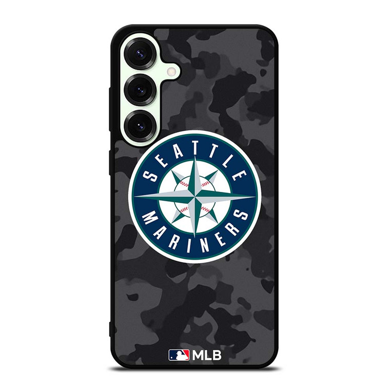 SEATTLE MARINERS BASEBALL BLACK CAMO Samsung Galaxy S25 Plus Case Cover