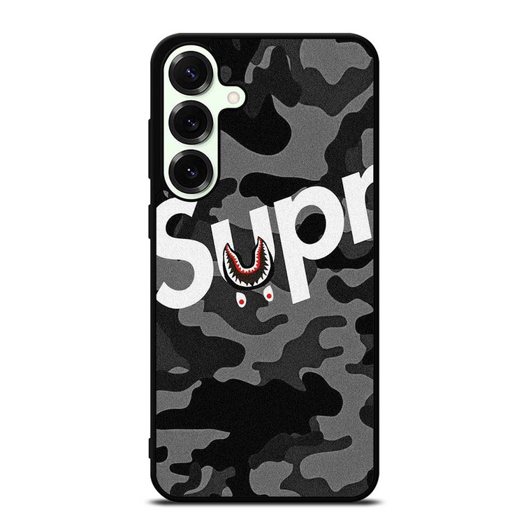 SUPREME BAPE SHARK Samsung Galaxy S25 Plus Case Cover