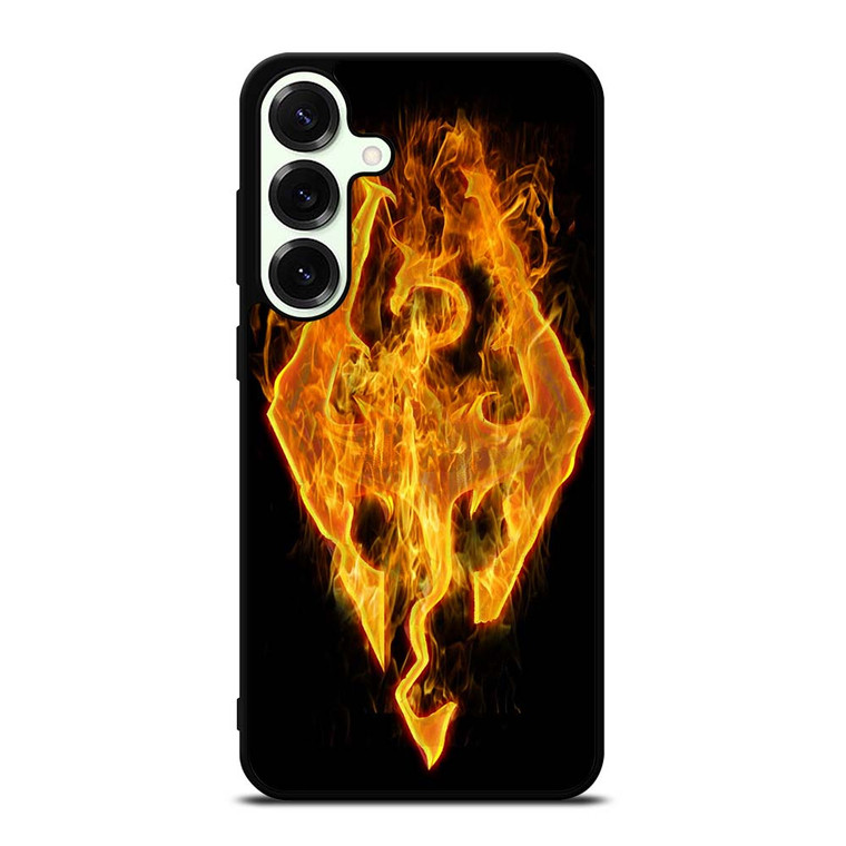 THE ELDER SCROLLS SKYRIM FIRE SIGN Samsung Galaxy S25 Plus Case Cover