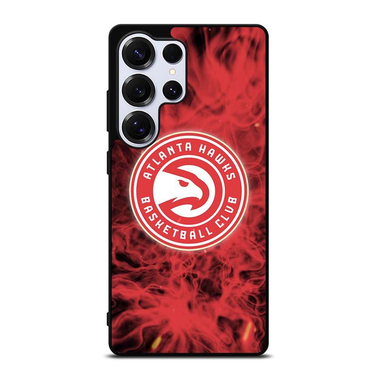 ATLANTA HAWKS BASKETBALL NBA FIRE Samsung Galaxy S25 Ultra Case Cover