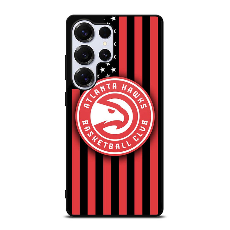 ATLANTA HAWKS NBA USA FLAG Samsung Galaxy S25 Ultra Case Cover