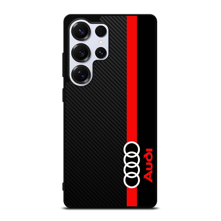 AUDI RED STRIPE LOGO Samsung Galaxy S25 Ultra Case Cover
