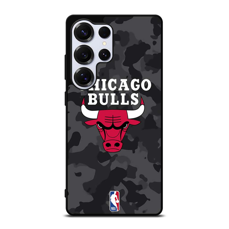 CHICAGO BULLS BLACK CAMO Samsung Galaxy S25 Ultra Case Cover