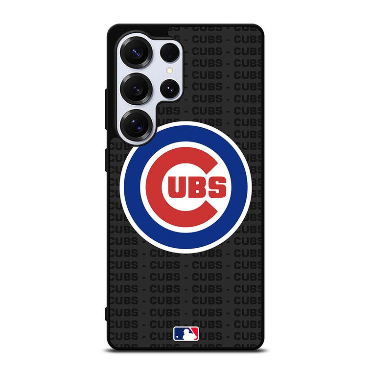 CHICAGO CUBS BASEBALL BLACK Samsung Galaxy S25 Ultra Case Cover