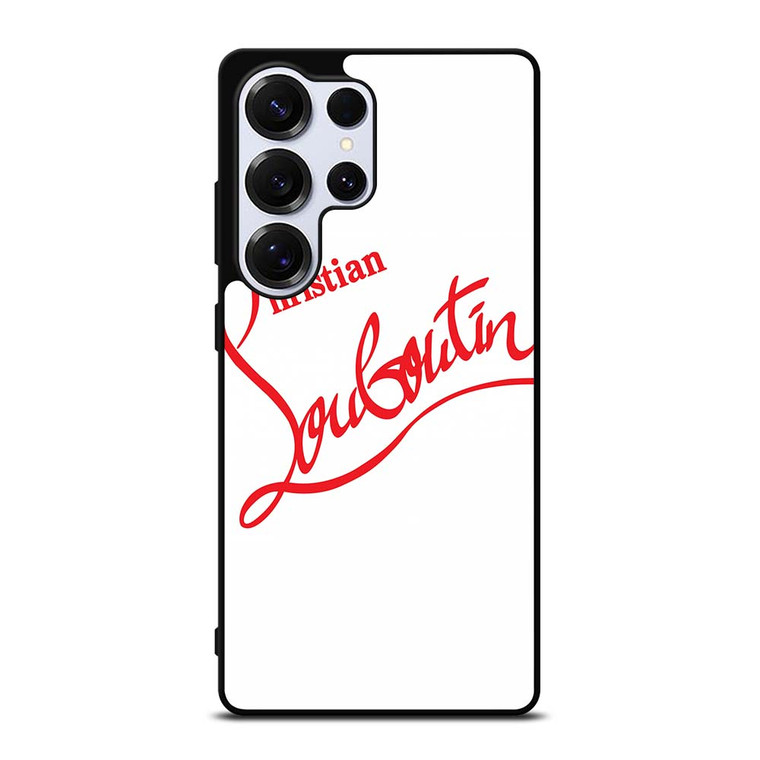CHRISTIAN LOUBOUTIN WHITE Samsung Galaxy S25 Ultra Case Cover
