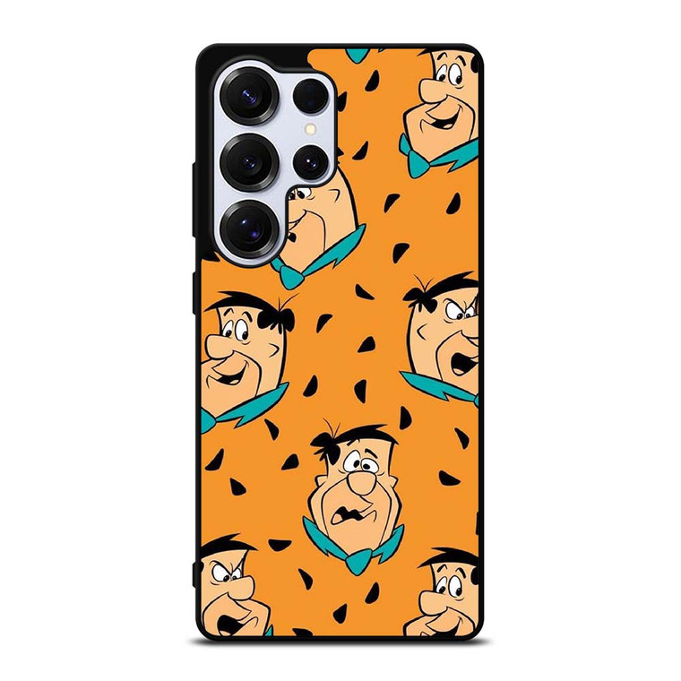FRED FLINTSTONE CARTOON PATTERN Samsung Galaxy S25 Ultra Case Cover