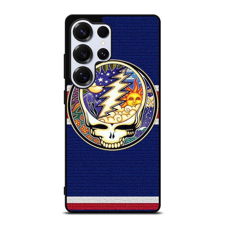 GRATEFUL DEAD BAND SKULL LOGO MOON AND SUN Samsung Galaxy S25 Ultra Case Cover