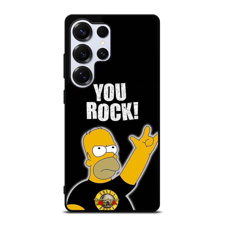 GUNS N ROSES ROCK HOMER SIMPSONS Samsung Galaxy S25 Ultra Case Cover