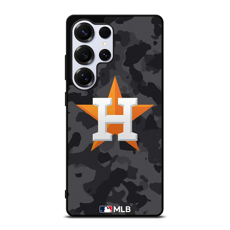 HOUSTON ASTROS BASEBALL BLACK CAMO Samsung Galaxy S25 Ultra Case Cover