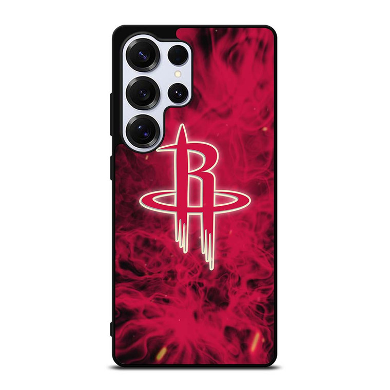 HOUSTON ROCKET BASKETBALL NBA FIRE Samsung Galaxy S25 Ultra Case Cover