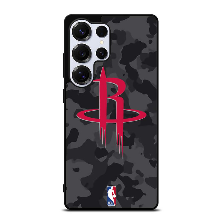 HOUSTON ROCKETS BLACK CAMO Samsung Galaxy S25 Ultra Case Cover