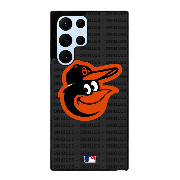 BALTIMORE ORIOLES BASEBALL BLACK Samsung Galaxy S22 Ultra Case Cover