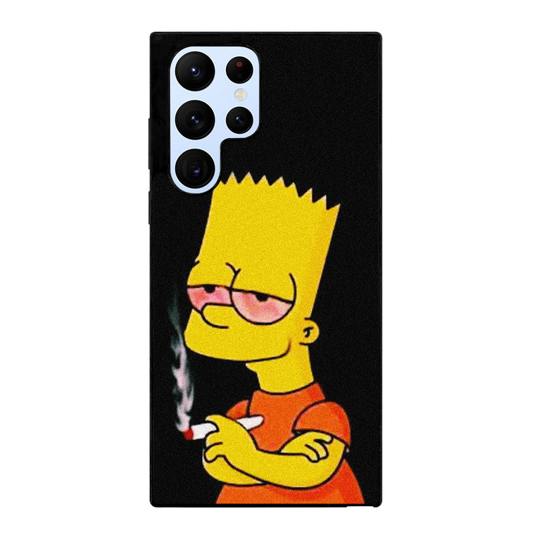 BART SIMPSONS WEEDS CIGARATTE Samsung Galaxy S22 Ultra Case Cover