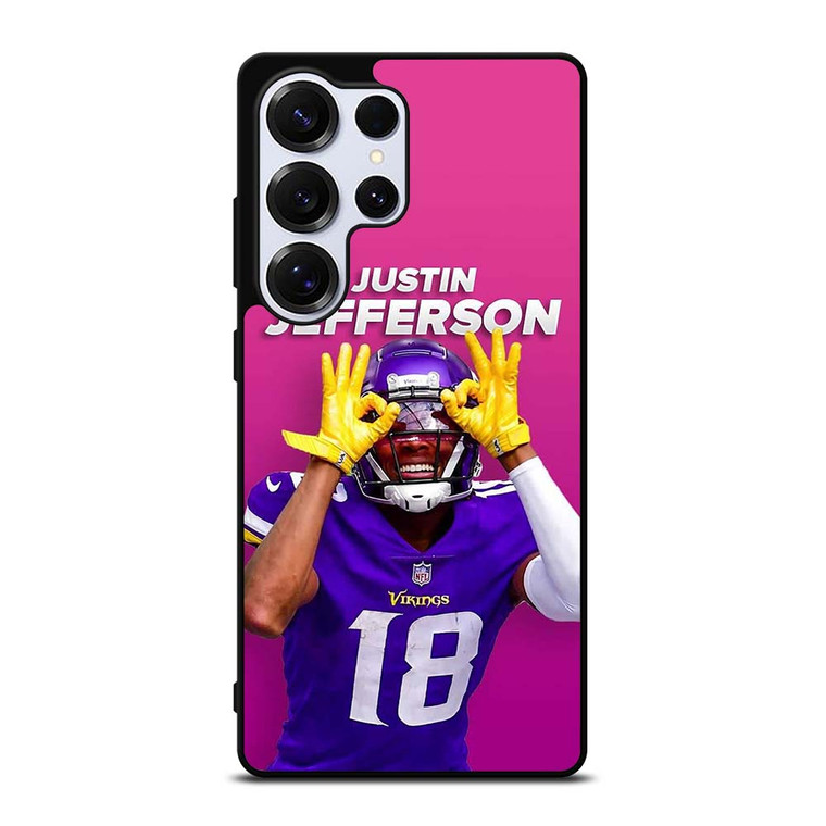 JUSTIN JEFFERSON MINNESOTA VIKINGS Samsung Galaxy S25 Ultra Case Cover