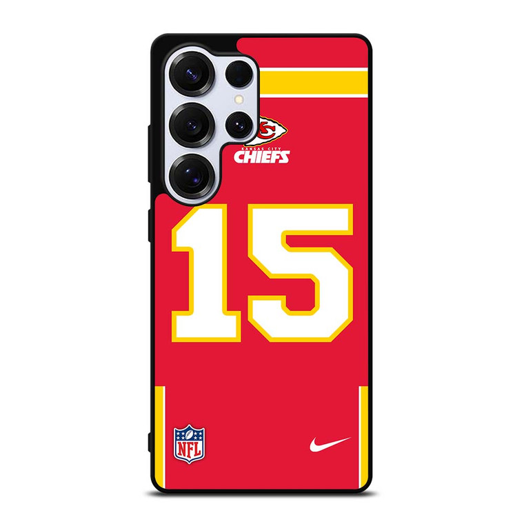 KANSAS CITY CHIEFS PATRICK MAHOMES 15 NFL NIKE Samsung Galaxy S25 Ultra Case Cover