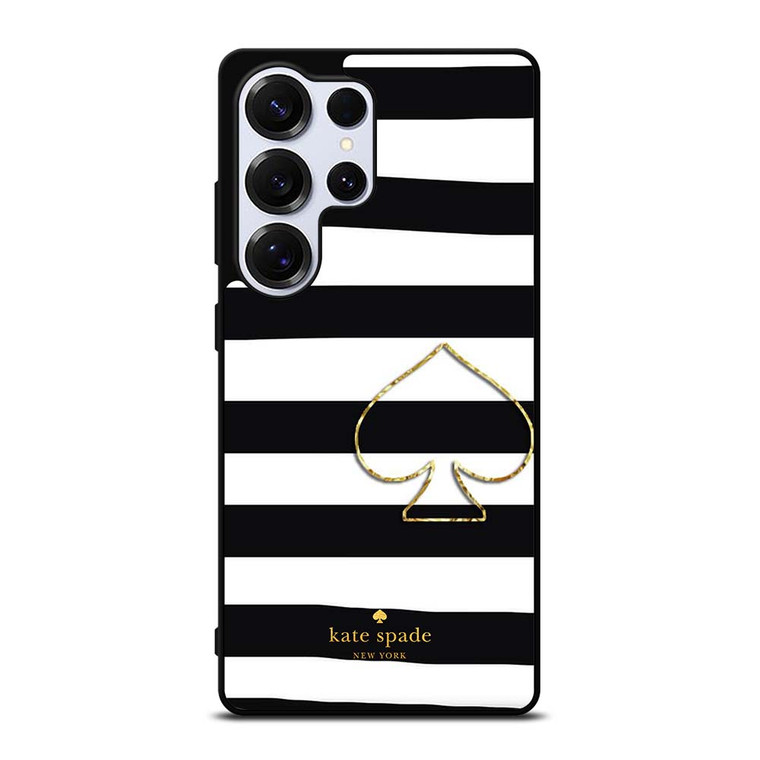 KATE SPADE NEW YORK BLACK STRIPES Samsung Galaxy S25 Ultra Case Cover