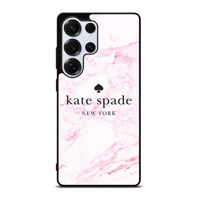 KATE SPADE NEW YORK LOGO PINK MARBLES Samsung Galaxy S25 Ultra Case Cover