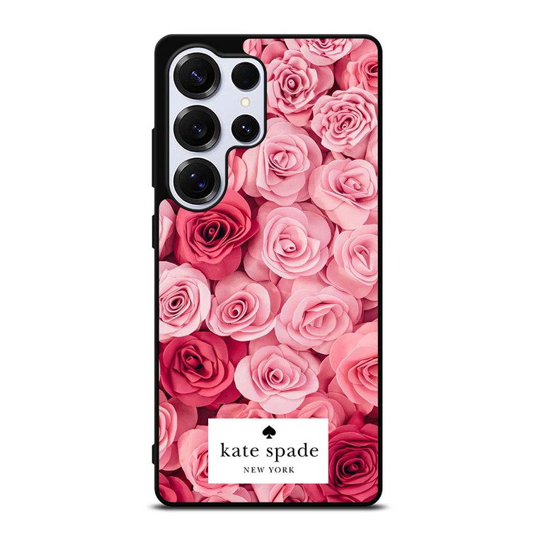KATE SPADE NEW YORK ROSE PINK RED Samsung Galaxy S25 Ultra Case Cover