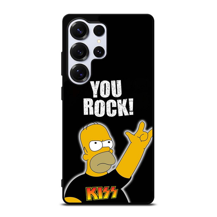 KISS ROCK HOMER SIMPSONS Samsung Galaxy S25 Ultra Case Cover