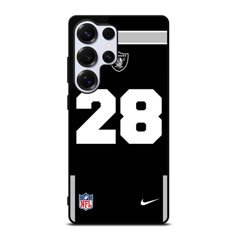 LAS VEGAS RAIDERS JOSH JACOBS 28 NFL NIKE Samsung Galaxy S25 Ultra Case Cover