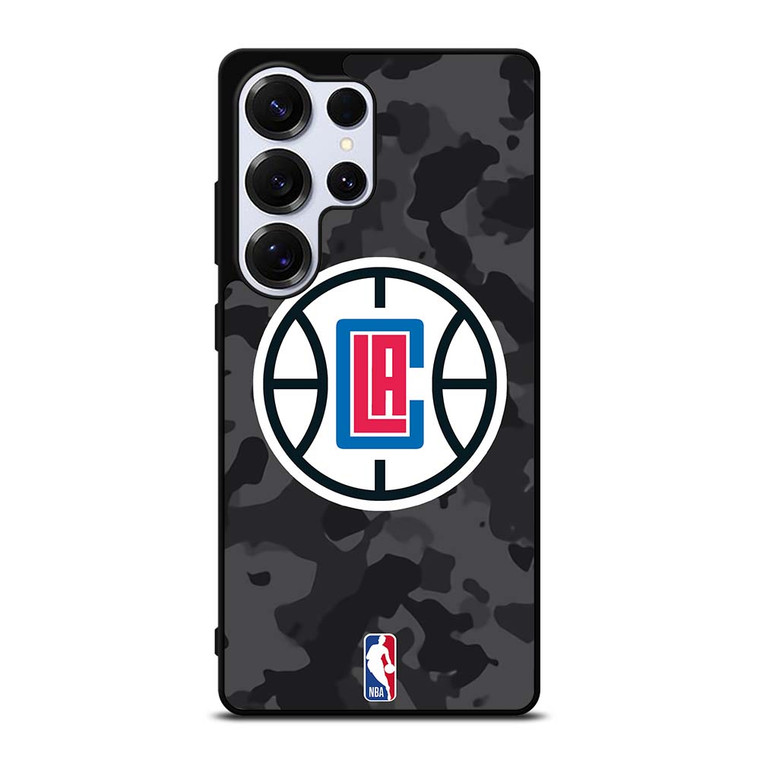 LOS ANGELES CLIPPERS BLACK CAMO Samsung Galaxy S25 Ultra Case Cover