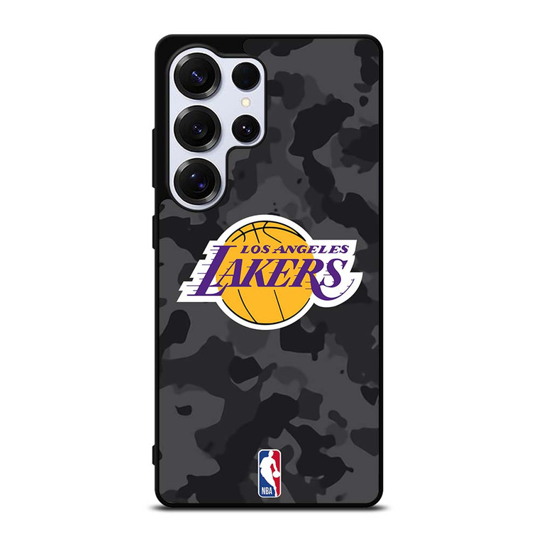 LOS ANGELES LAKERS BLACK CAMO Samsung Galaxy S25 Ultra Case Cover