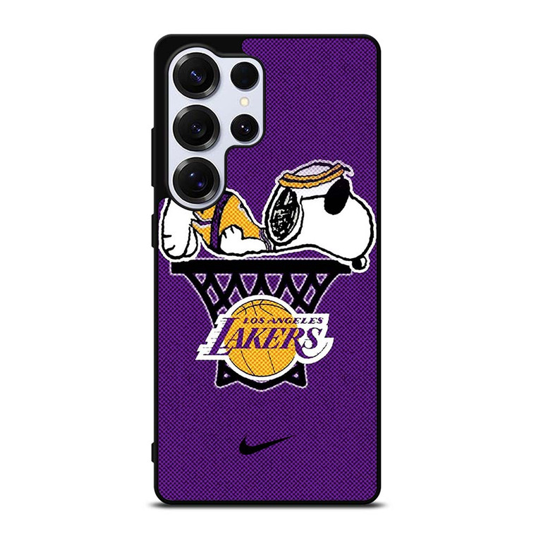 LOS ANGELES LAKERS NIKE SNOOPY Samsung Galaxy S25 Ultra Case Cover
