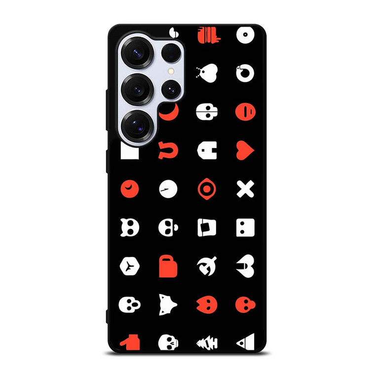 LOVE DEATH AND ROBOTS PATTERN Samsung Galaxy S25 Ultra Case Cover