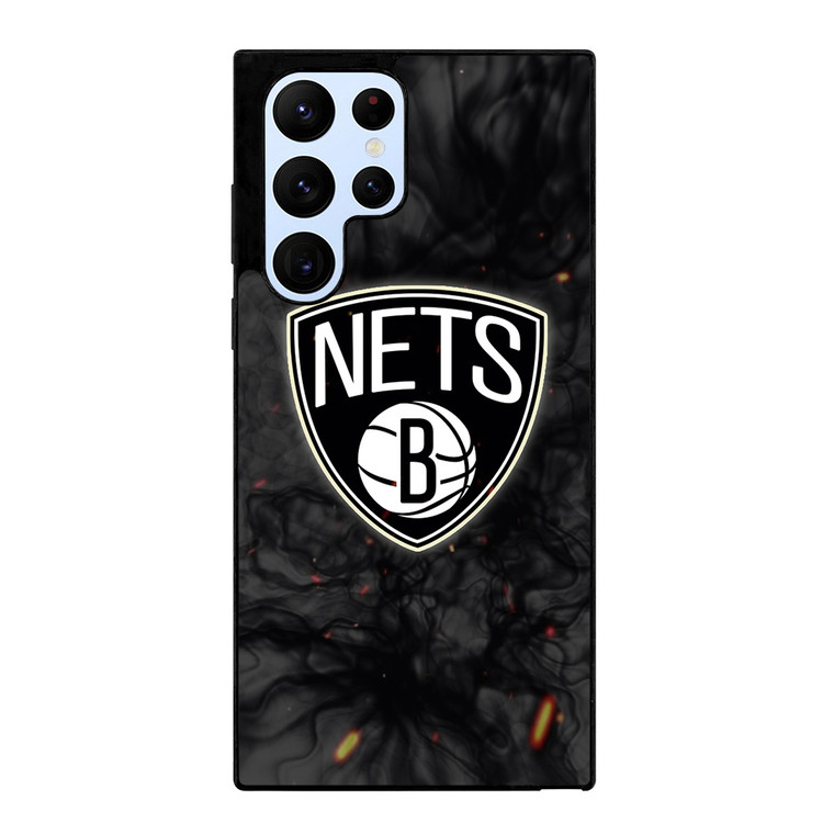 BROOKLYN NETS BASKETBALL NBA FIRE Samsung Galaxy S22 Ultra Case Cover