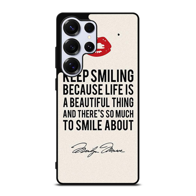 MARILYN MONROE QUOTES Samsung Galaxy S25 Ultra Case Cover