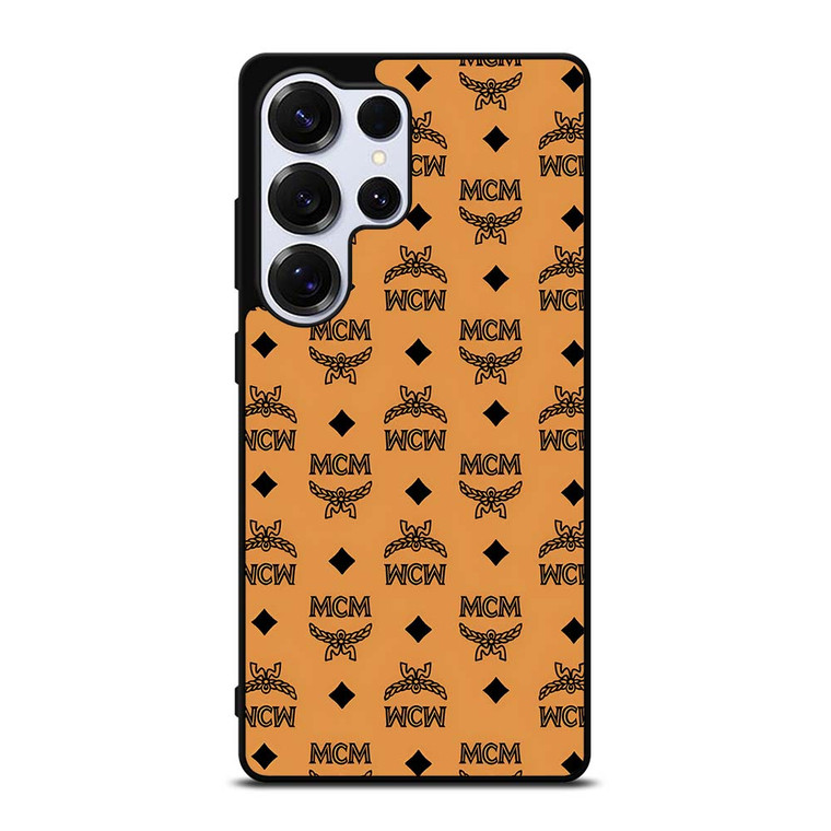 MCM MICHAEL CROMER MUNICH LOGO BROWN Samsung Galaxy S25 Ultra Case Cover