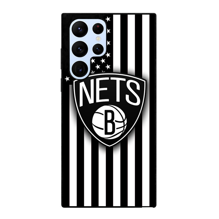 BROOKLYN NETS NBA USA FLAG Samsung Galaxy S22 Ultra Case Cover